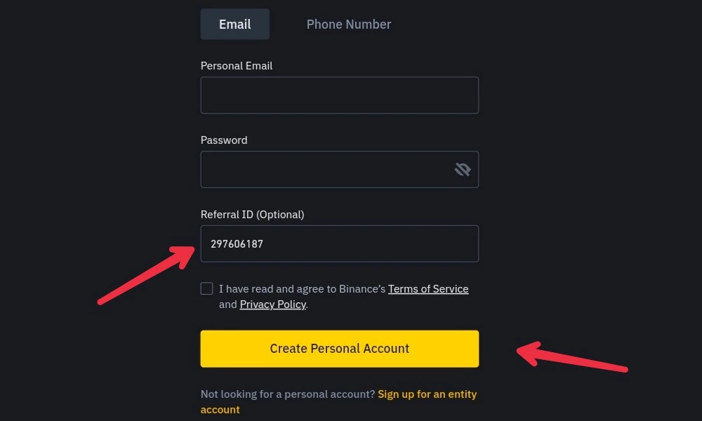 Binance Referral Code 